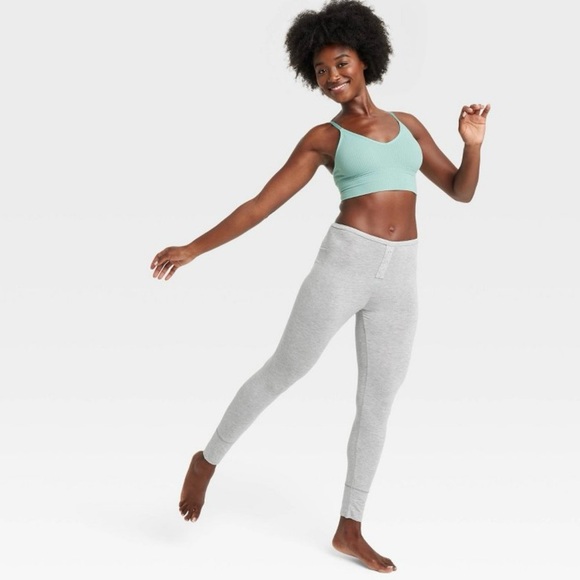 Women's Auden Ultra Thin Lounge Leggings Gray Medium - Picture 6 of 6